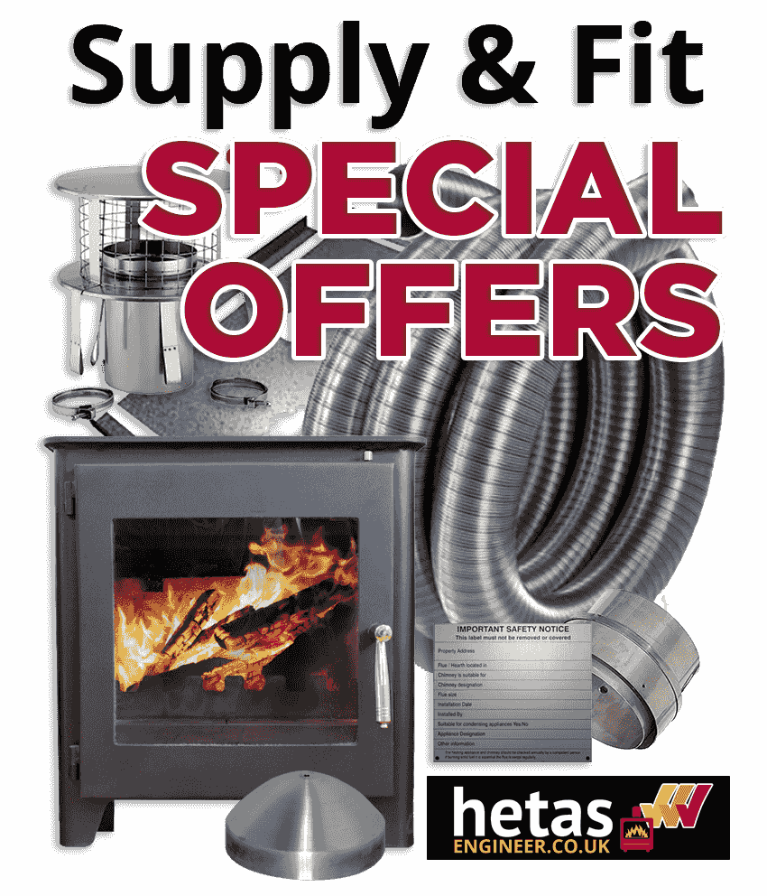 Stove supply and fit special offers from Hetas Engineer UK Hetas