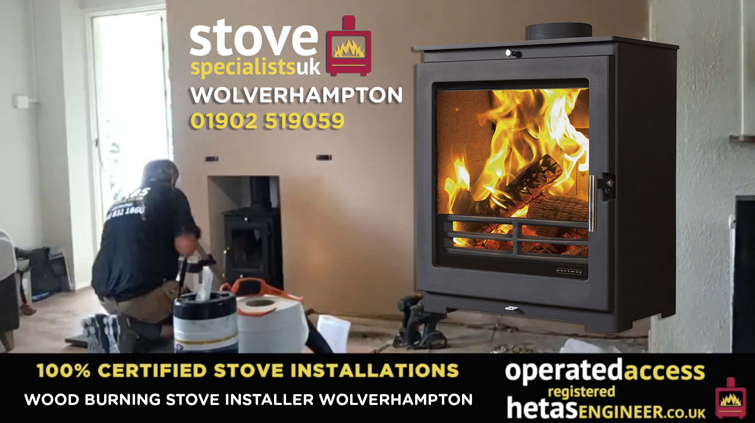 Stove Installer Wolverhampton - Hetas Engineer Stove Specialists Ltd
